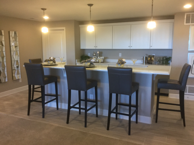 basement bars in new built homes