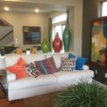 Living area of Yampa model at Green Valley Ranch in Denver