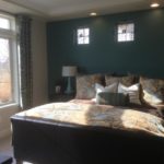 Master bedroom in Riviera model at Fairway Villas at Green Valley Ranch in Denver