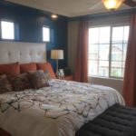 Master bedroom of of Yampa model at Green Valley Ranch in Denver