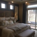 Master bedroom of Gunnison model at Green Valley Ranch in Denver