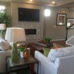 Family room in Lansford model at Green Valley Ranch in Denver